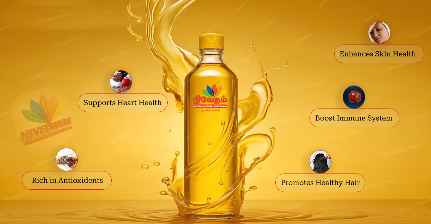 Nivedham Chekku Wood Pressed Oil